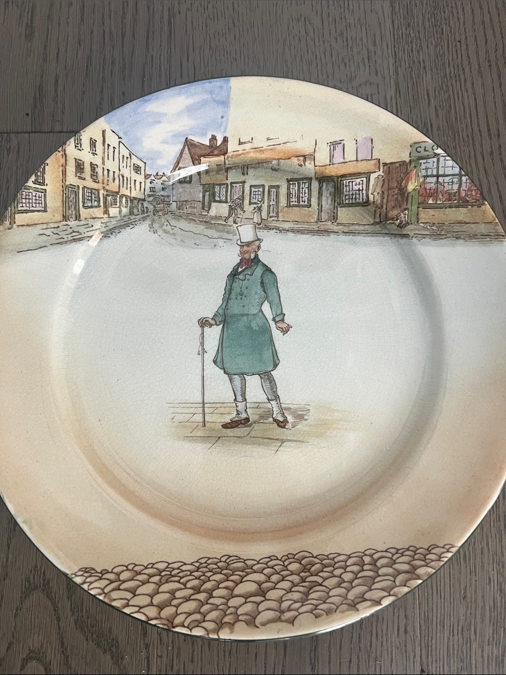 Royal Doulton Dickens Ware “ Mr. Micaeber Plate